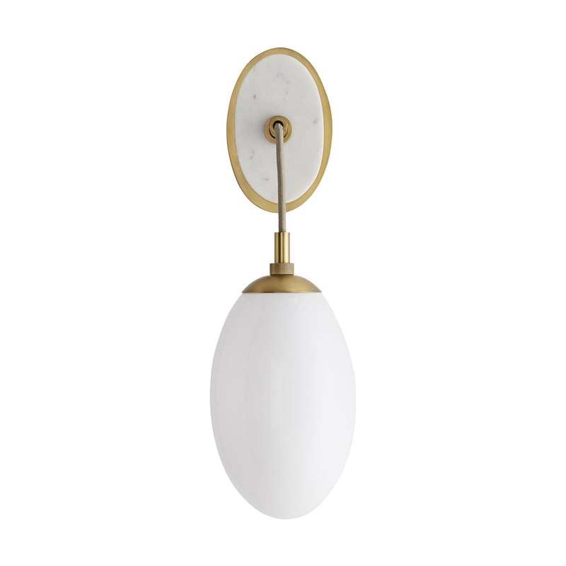 Arteriors 49648 Bindi One Light Wall Sconce Opal