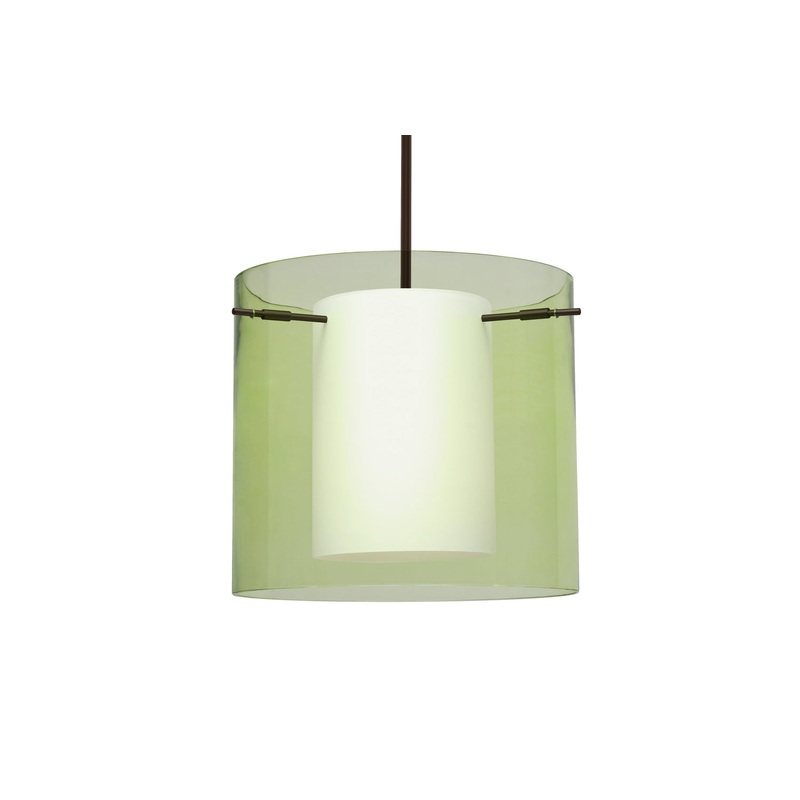 Besa 1TT-L18407-BR Pahu One Light Pendant Bronze