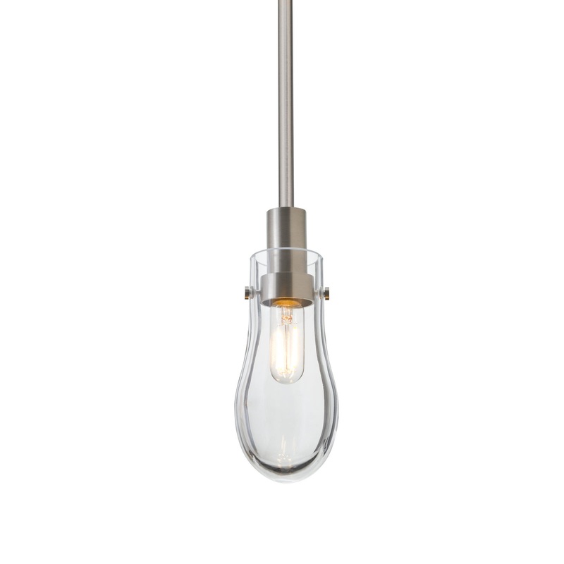 Besa 1TT-WISHCL-EDIL-SN Wish One Light Pendant Satin Nickel