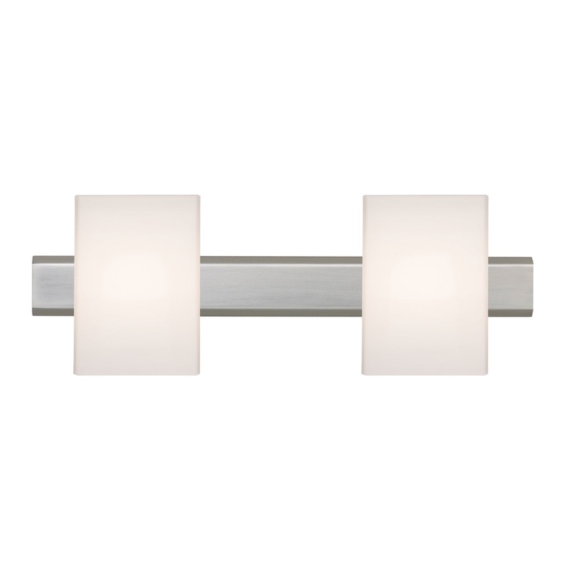 Besa 2SW-TITO07-LED-SN Tito LED Vanity Satin Nickel