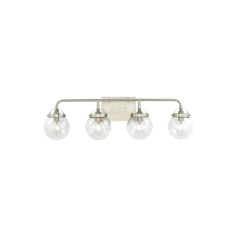 Bryce Four Light Wall / Bath Brushed Nickel
