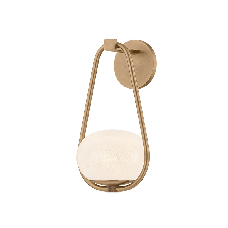 Decker Wall Sconce Patina Brass