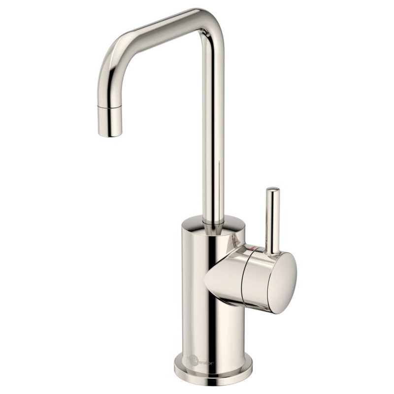 Hot Water Dispenser Showroom Modern 3020 Instant 1 Lever ADA Mid Arc Swivel 360 DEG Polished Nickel
