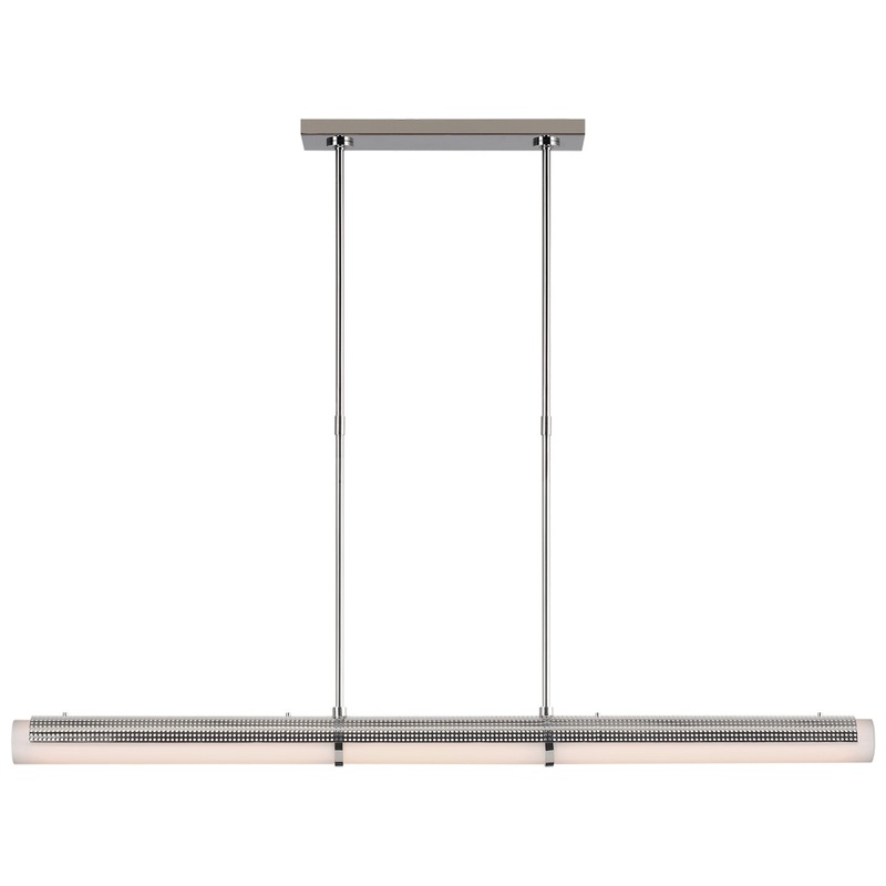 LED Chandelier from the Precision Collection in Polished Nickel Finish by Visual Comfort Signature