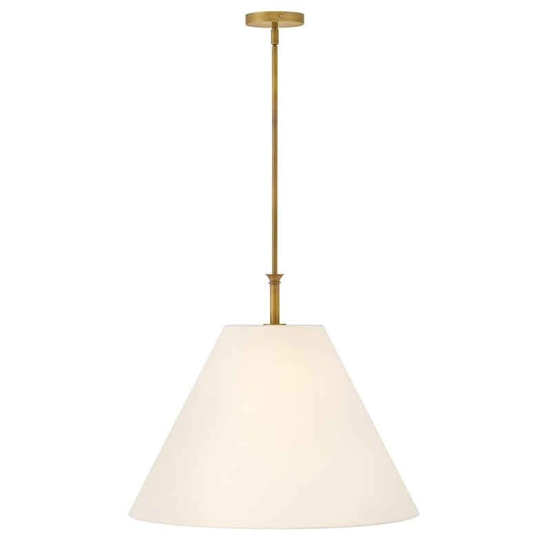 LED Pendant from the Greta Collection in Heritage Brass Finish by Hinkley