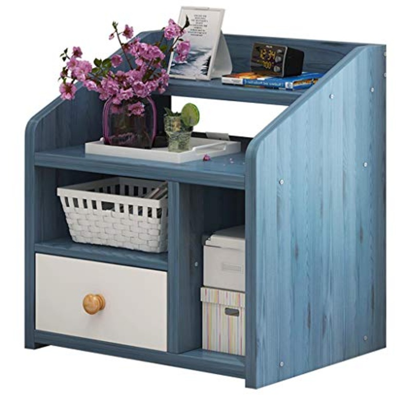 LICHUAN Tavolino Comodino Mensola Semplice Moderna Camera da Letto Comodino Piccolo Armadio Armadio di Immagazzinaggio Piccolo Economy Semplice Comodino Comodino Fine Tavolo Facile Montaggio