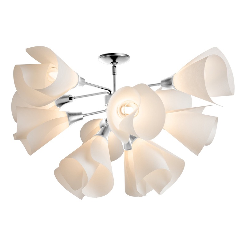 Mobius 12-Light Semi-Flush Sterling