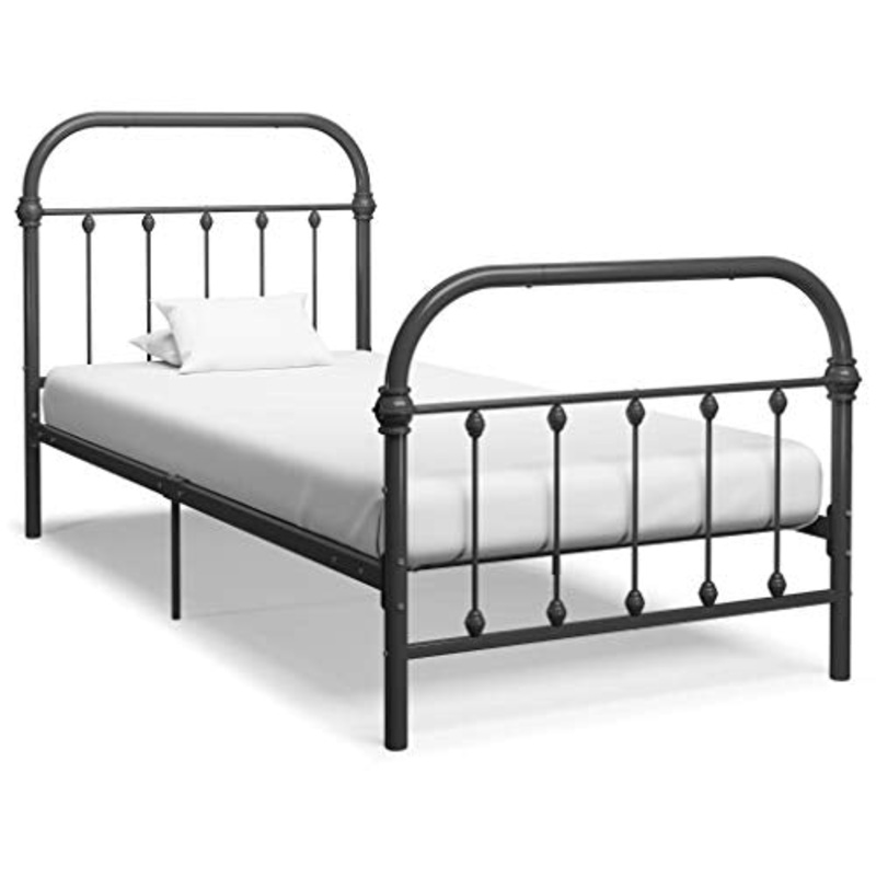 SKM Giroletto Grigio in Metallo 90×200 cm (17.1kg)