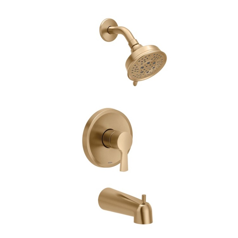 Tub and Shower Trim Jase M-CORE 2 Series 1 Lever Bronzed Gold ADA 1.75 Gallons per Minute 4 Function