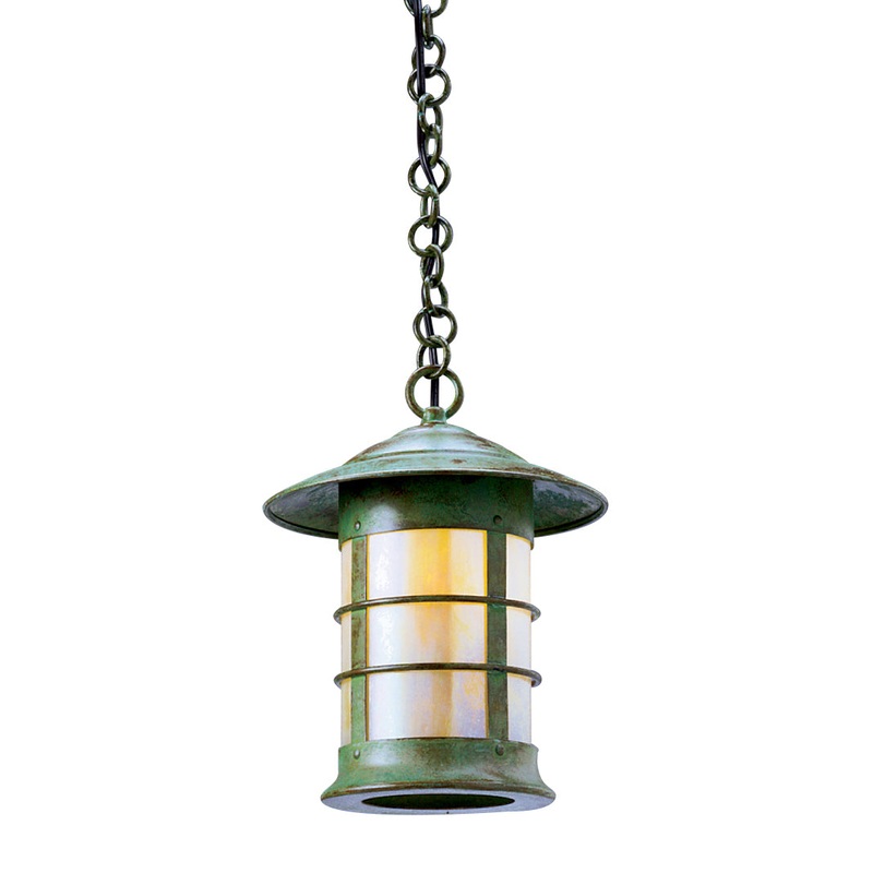 Arroyo NH-9GW-VP Newport One Light Pendant Verdigris Patina
