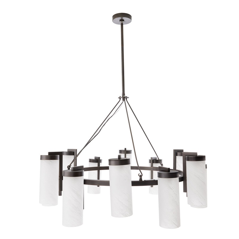 Arteriors 89659 Ryder 12 Light Chandelier English Bronze (Discontinued)
