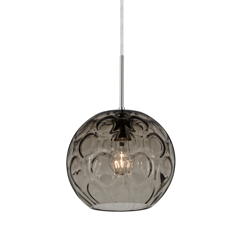 Besa 1JC-BOMYSM-EDIL-SN Bombay One Light Pendant Satin Nickel