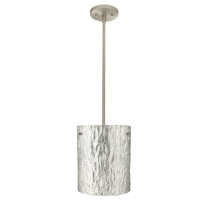 Besa 1TT-4006SS-SN Tamburo One Light Pendant Satin Nickel