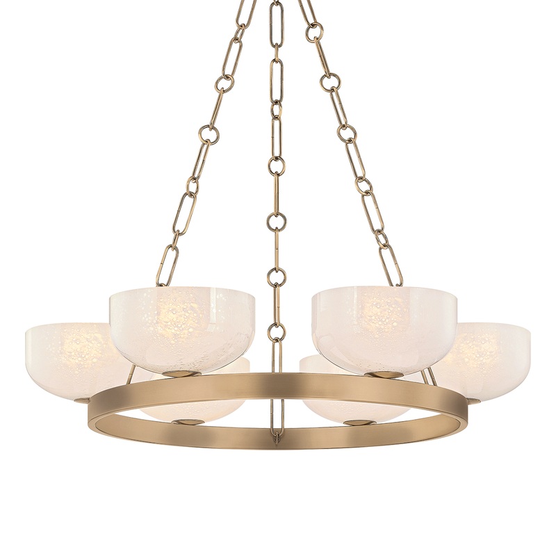 Caelum Chandelier Patina Brass