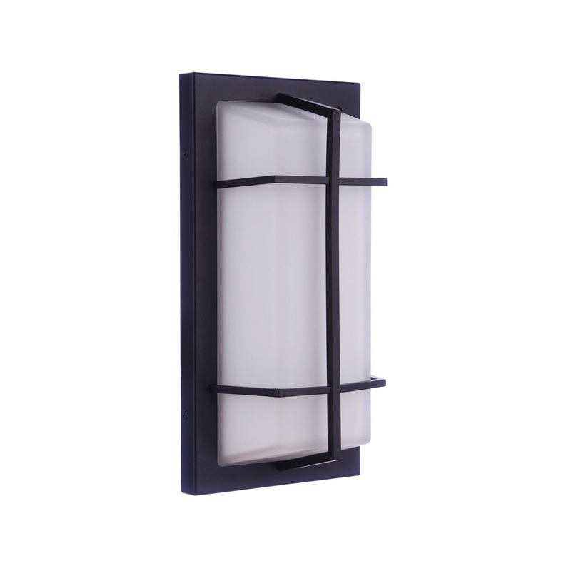 Craftmade ZA6112-TB Bulkhead Rectangular Two Light Outdoor Bulkhead Textured Black