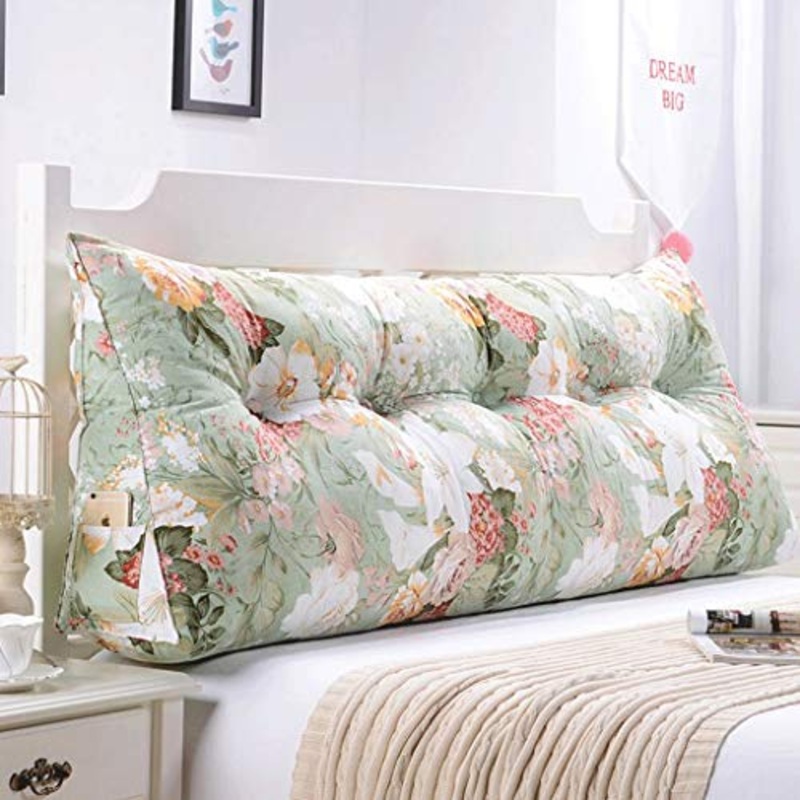 HYY-YY – Testiera per divano con schienale doppio, morbida, per letto Tatami, cuscino lombare (colore: L, dimensioni: 180 cm)