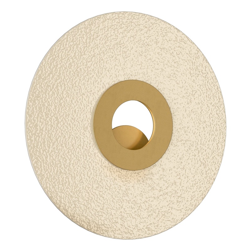 Orbit Large LED Sconce Modern Brass