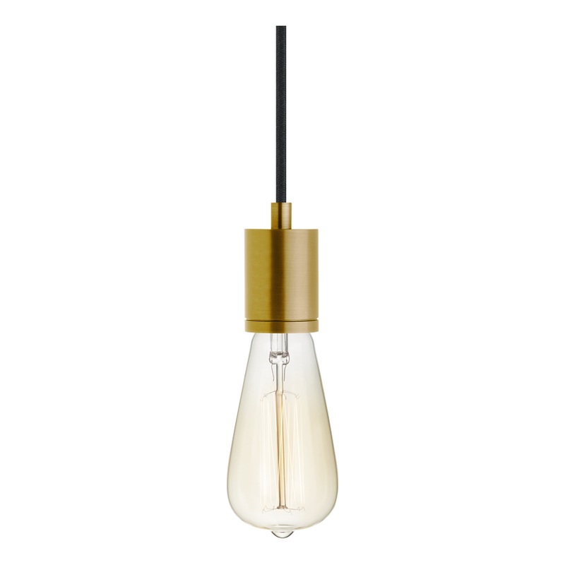 SoCo Pendant Hand Rubbed Antique Brass Black 16′