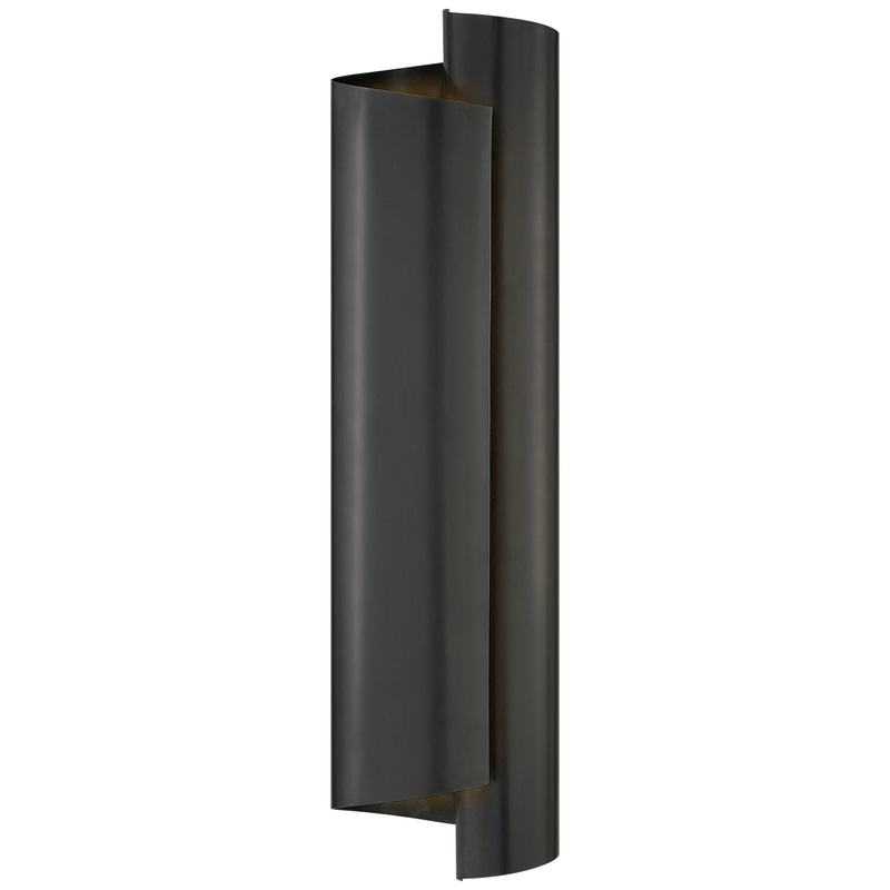 Three Light Wall Sconce from the Iva Collection in Bronze Finish by Visual Comfort Signature