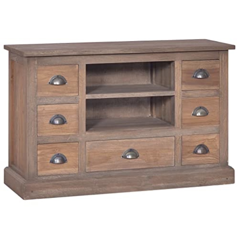 vidaXL – Sideboard 90x30x58 cm Teak Massivholz