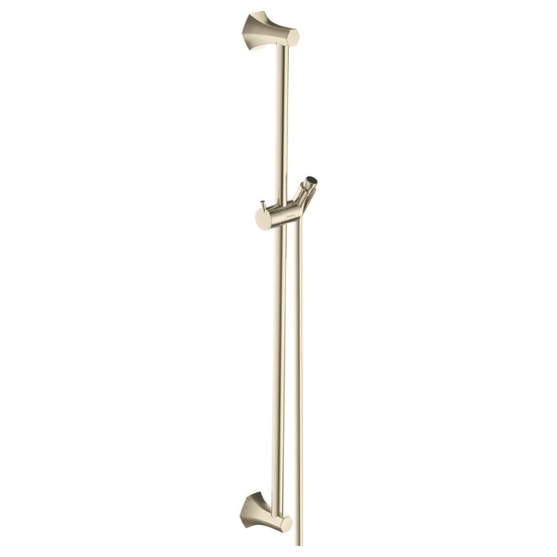 Wall Bar Locarno Polished Nickel 24 Inch Includes Wall Bar Handshower Hose Slider Metal