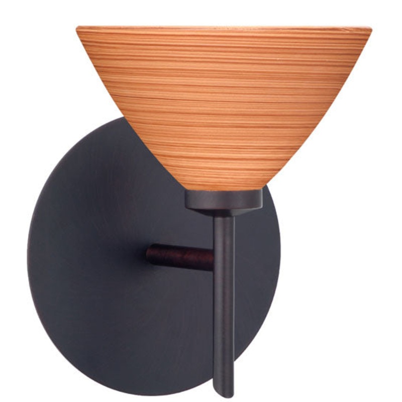 Besa 1SW-1743CH-BR Domi One Light Wall Sconce Bronze