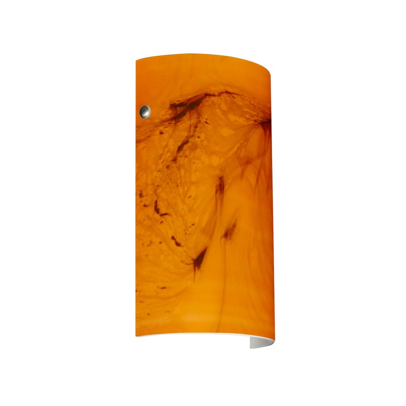 Besa 7042HB-LED-PN Tamburo One Light Wall Sconce Polished Nickel