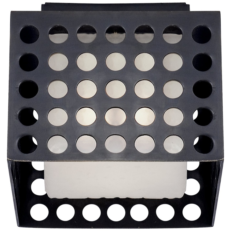 LED Flush Mount from the Precision Collection in Bronze Finish by Visual Comfort Signature