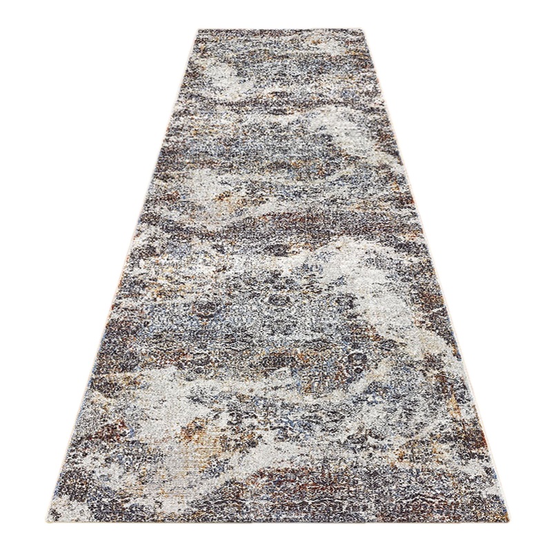Luxe Vintage Textured Rug – Light Grey – 160×230