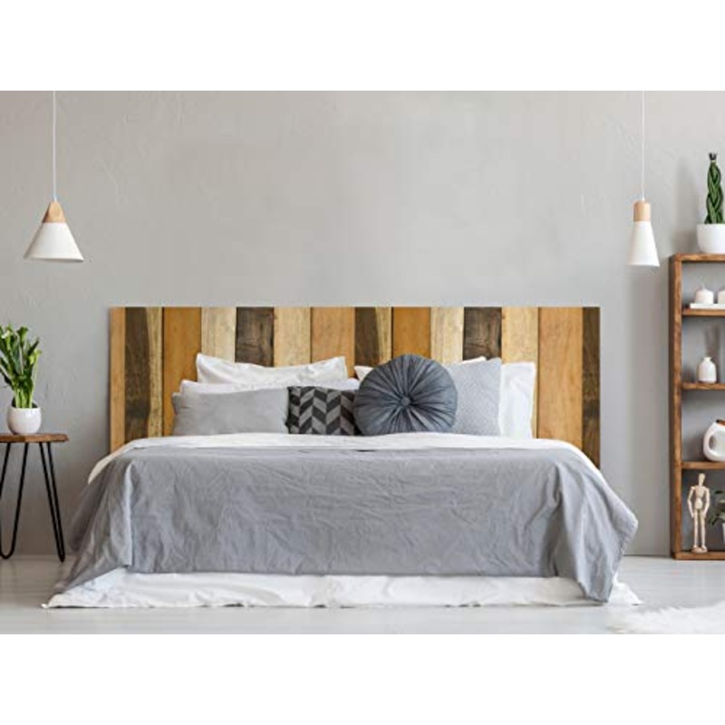 Oedim Testiera letto in PVC anticato verticale, legno, multicolore, 150 x 60 cm, disponibile in diverse misure, leggero, elegante, robusta ed economica.