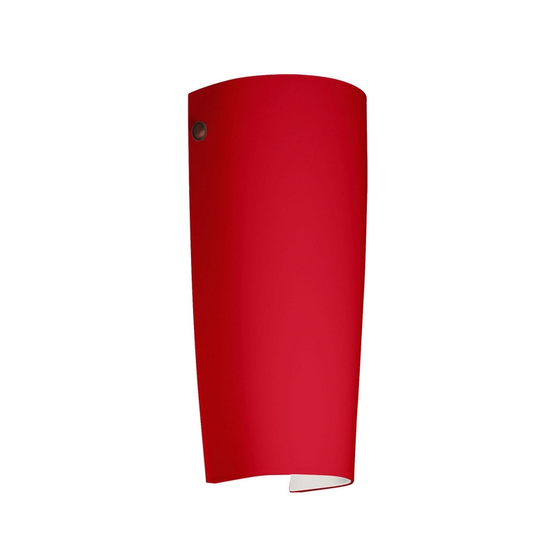 One Light Wall Sconce from the Tomas Collection in Bronze Finish by Besa