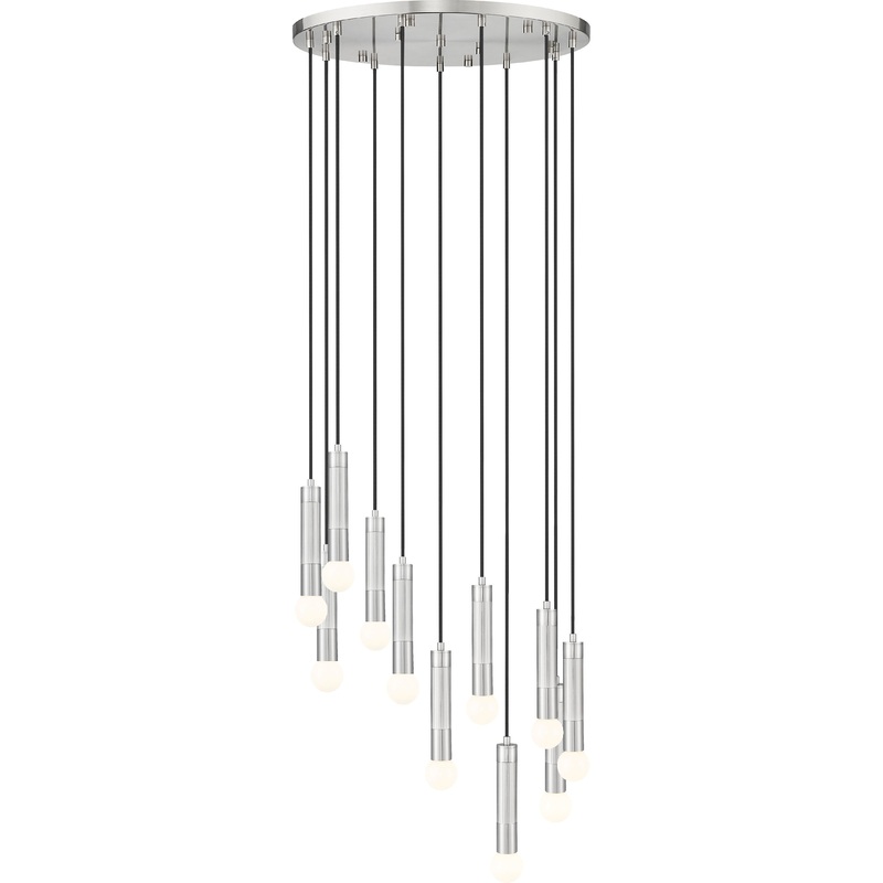 Stari 11-Light Chandelier Brushed Nickel
