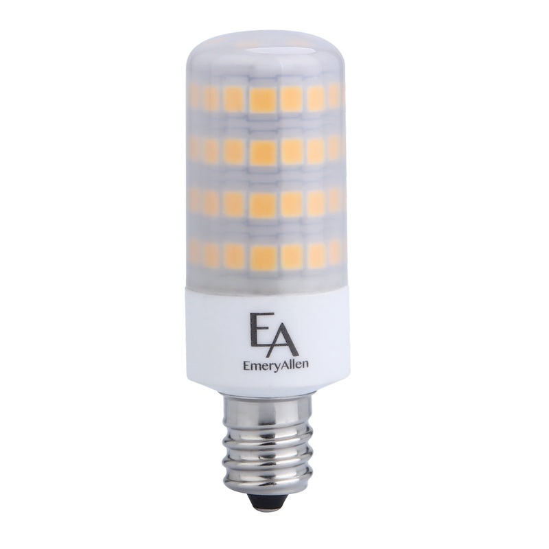 5 Watt E-12 LED, 550  Lumens, E12 Candelabra base, 120 Volt Light Bulb by Emery Allen