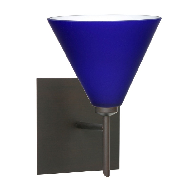 Besa 1SW-5121CM-BR-SQ Kani One Light Wall Sconce Bronze (Discontinued)