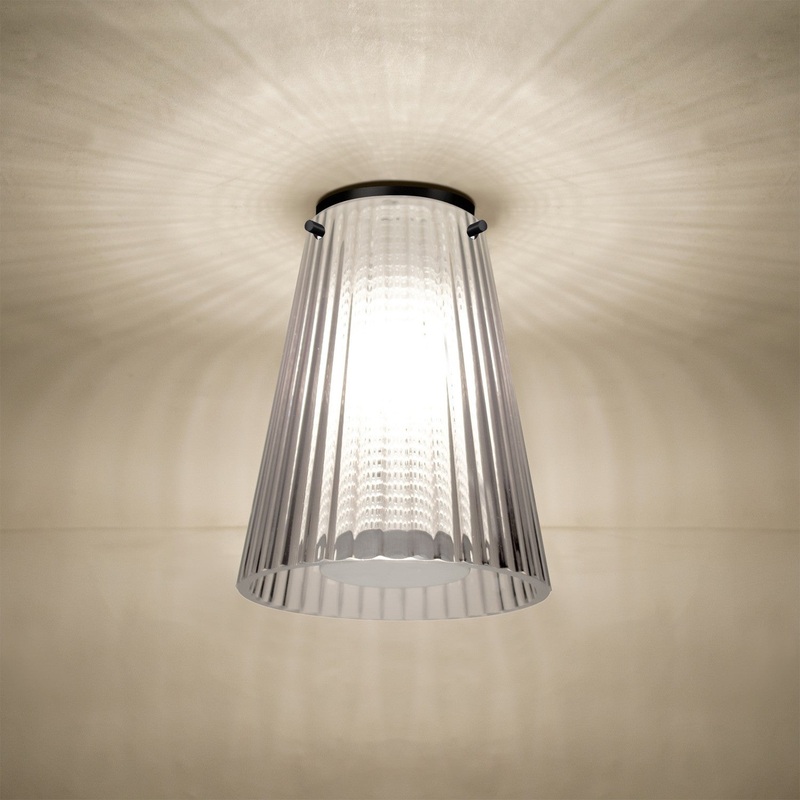 Besa DIONCLC-BK Besa Dion Ceiling One Light Ceiling Mount Black