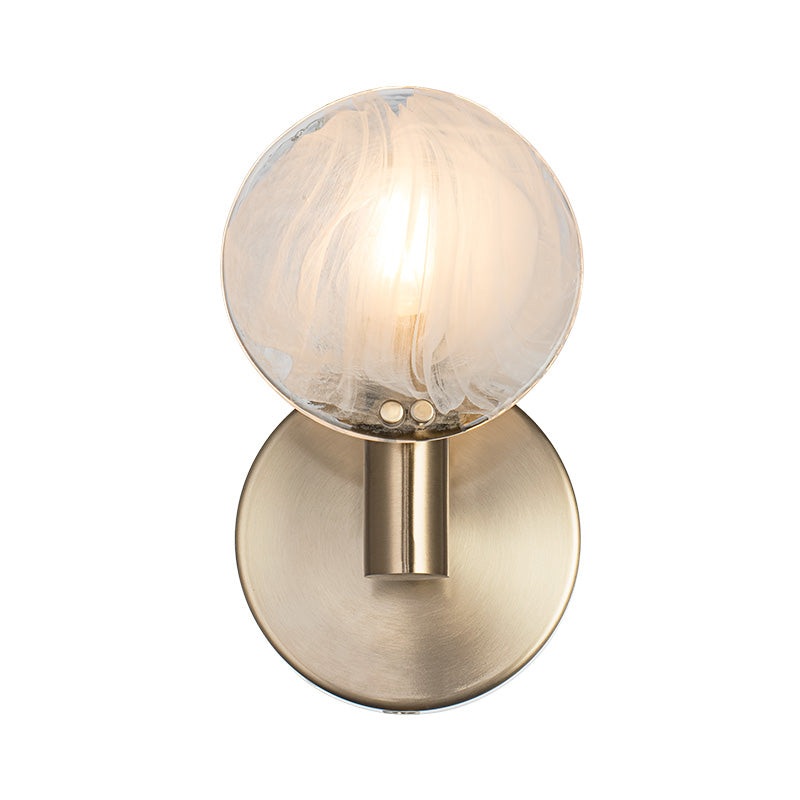 Cloudburst 1-Light Wall Sconce Champagne Gold
