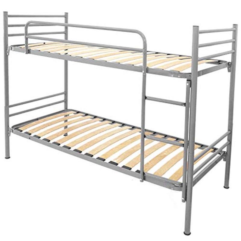 Filoben.com Letto a Castello ARGENTO Rete a doghe di qualit in Offerta Made in Italy