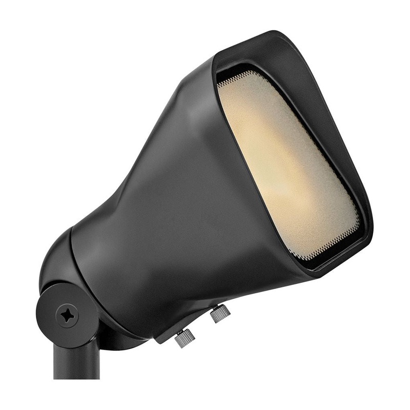 Hardy Island Accent Flood Light Satin Black 2700K LumaCore LED