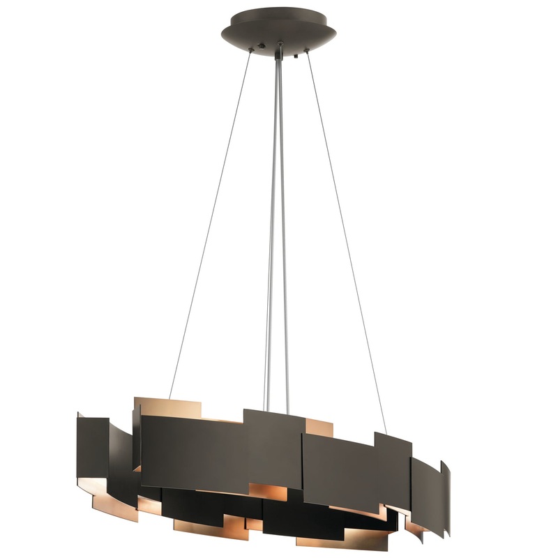 Kichler 42993OZLED LED Chandelier, Olde Bronze