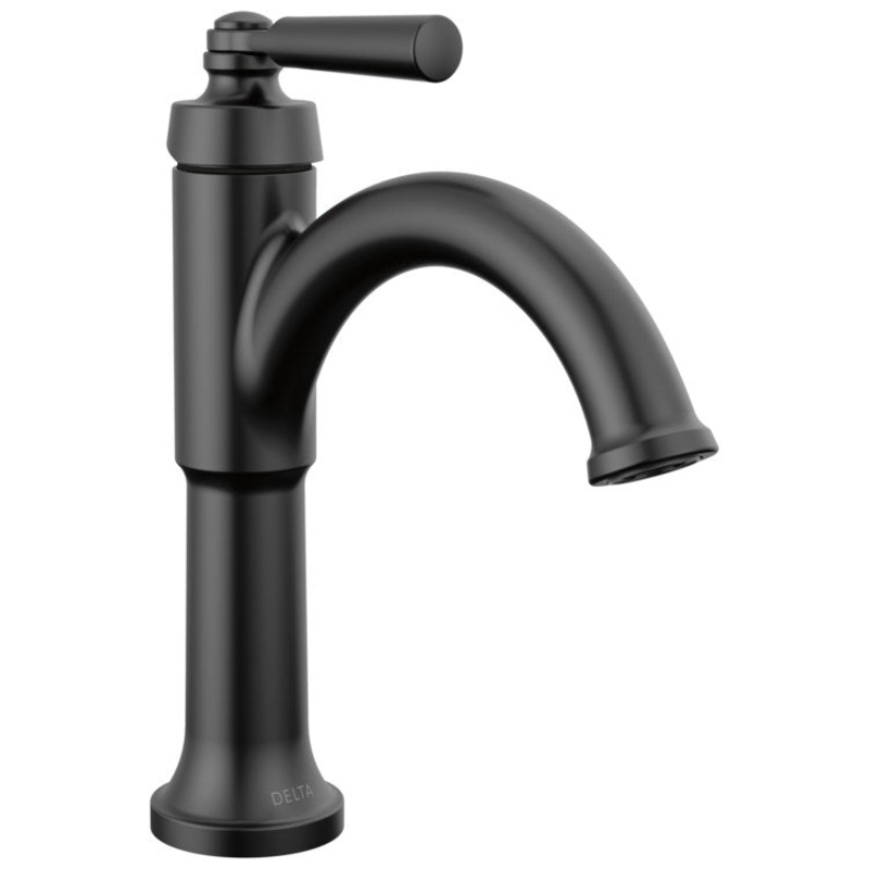 Lavatory Faucet Saylor 1 Lever ADA WaterSense Matte Black 1.2 Gallons per Minute 4-9/16 Inch