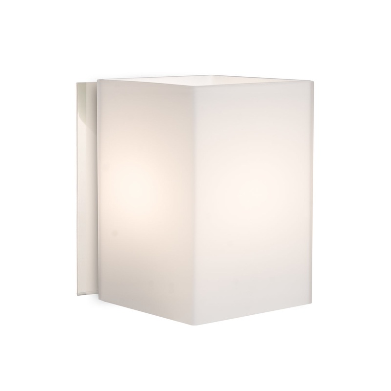 LED Wall Sconce from the Tito Collection in Chrome Finish by Besa
