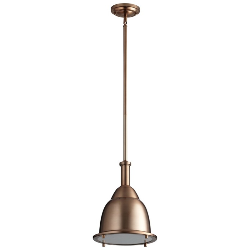 Ruvo Single-Light 24-Watt LED Pendant – Satin Copper