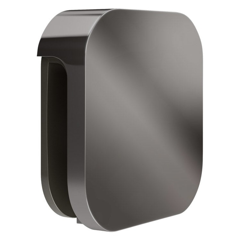 Steamhead Aroma with Aromatherapy Reservoir Solid Brass Brilliant Black 3 Inch