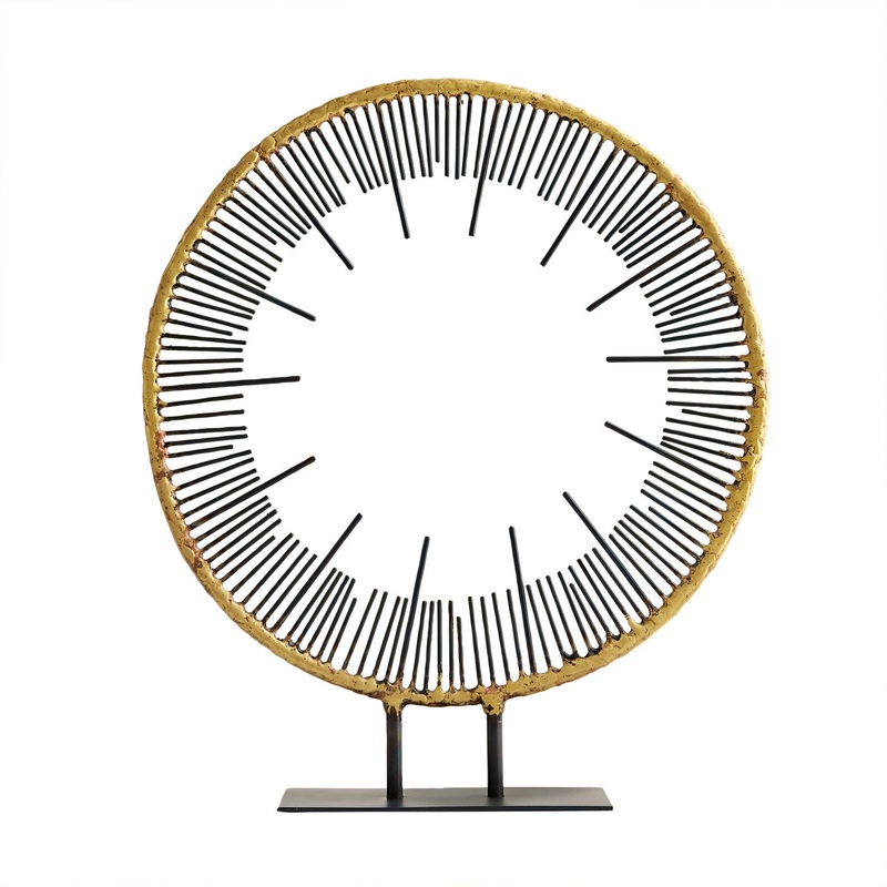 Arteriors 4855 Harper Sculpture Natural Iron