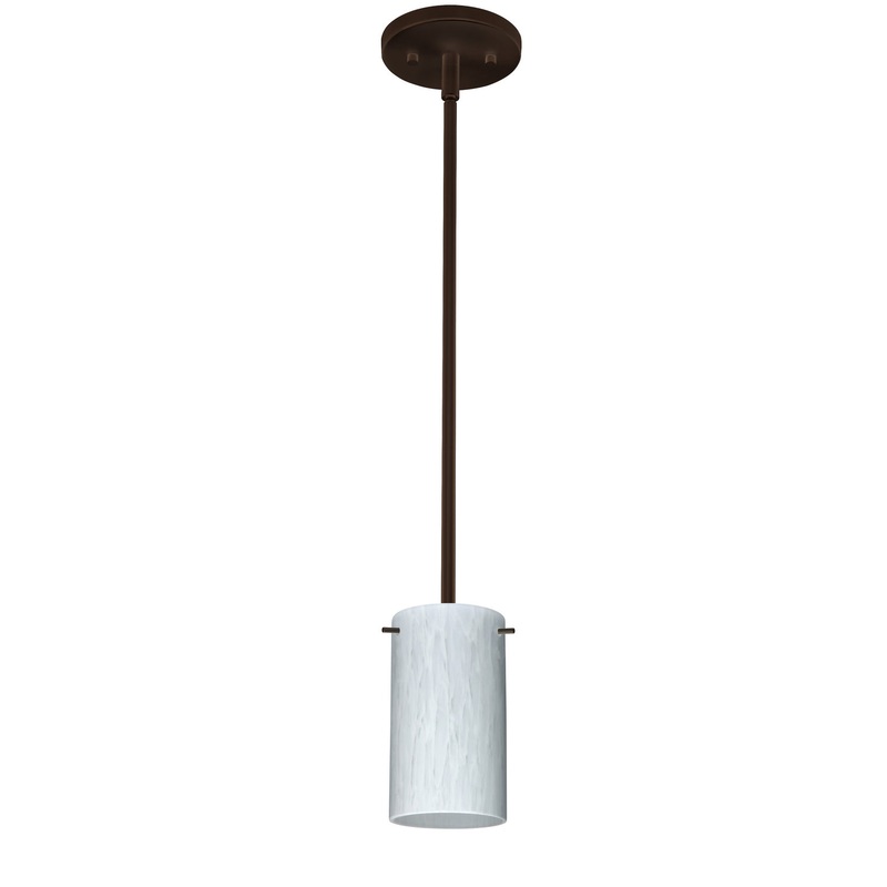 Besa 1TT-440419-HAL-BR Stilo One Light Pendant Bronze