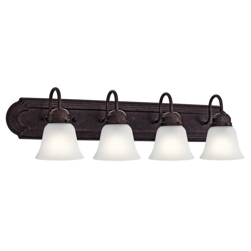 Kichler 5338TZS Four Light Bath, Tannery Bronze