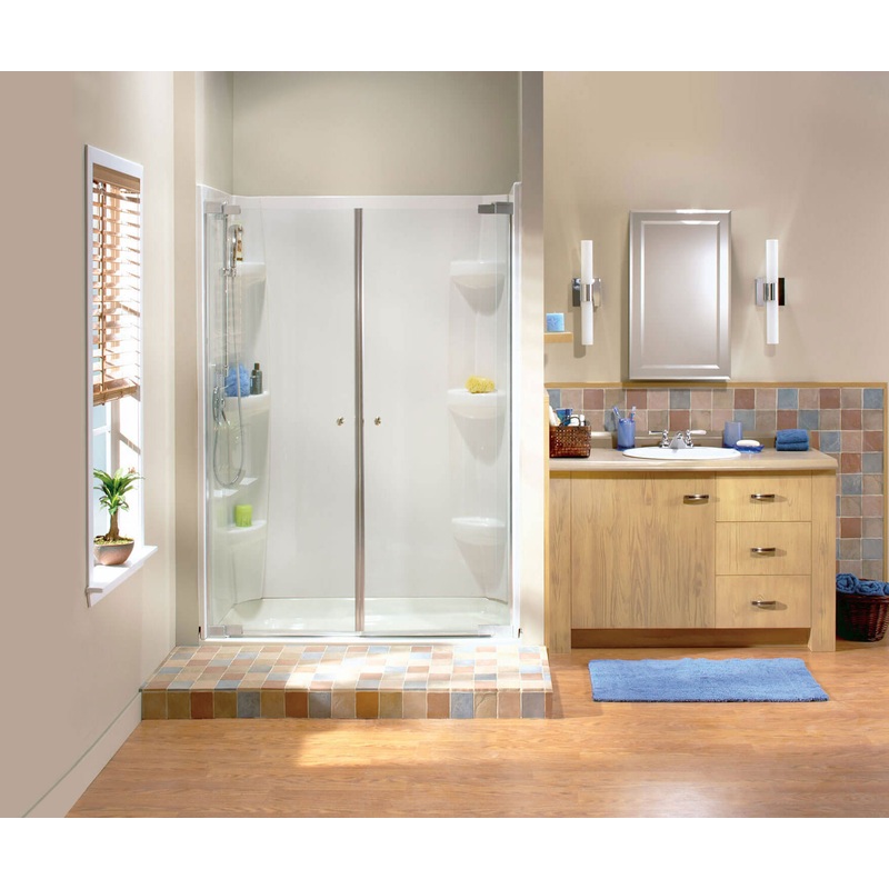 Kleara 2-panel Pivot Shower Door 39 -42  x 69 in. 6 mm