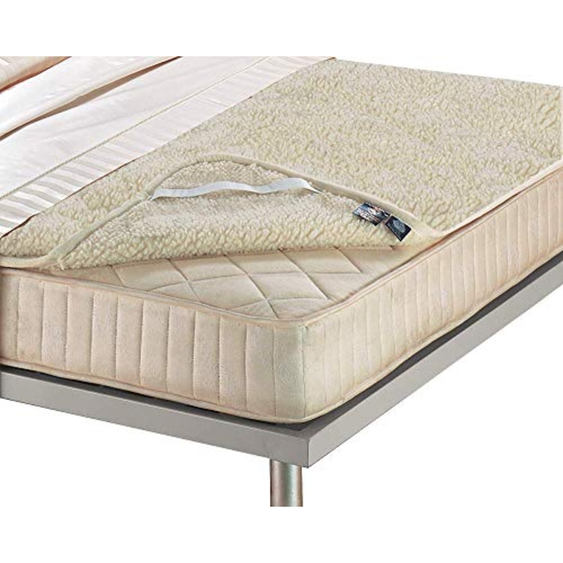 Lana & Co Coprimaterasso Base doppio strato 100% pura lana Merino matrimoniale