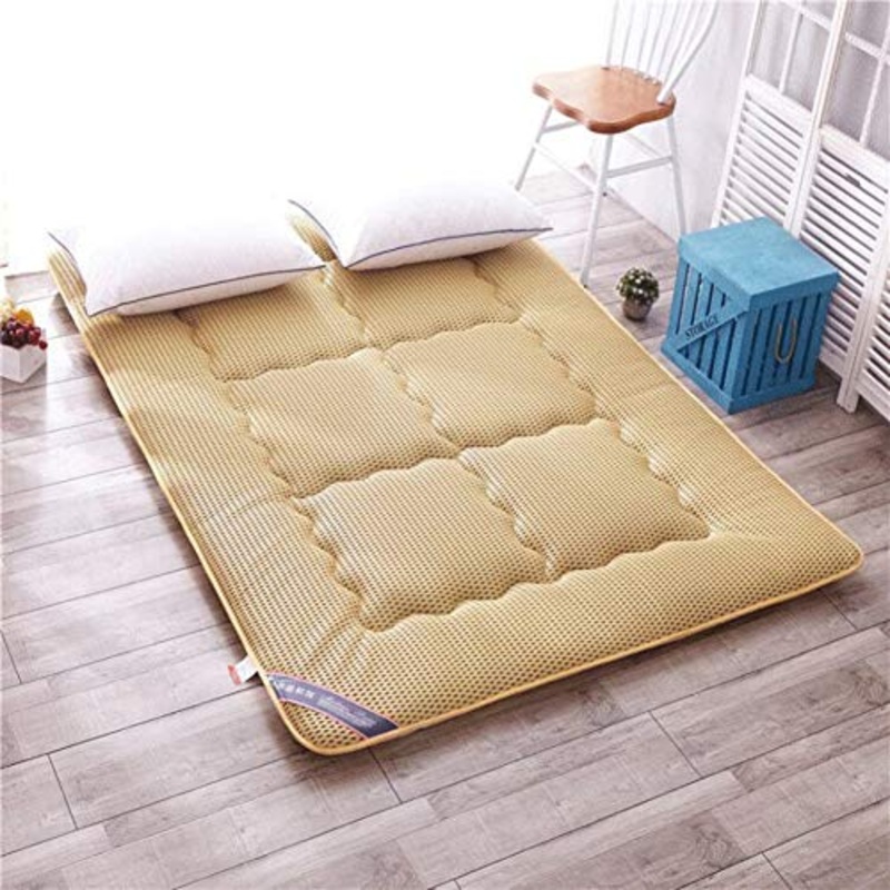 Nileco Coprimaterasso Ipoallergenico,Materasso Tatami Stuoie Morbido Coprimaterasso Pieghevole Giapponese Materasso Futon per La Casa,dormitorio Studentesco-e 100x200cm(39x79inch)