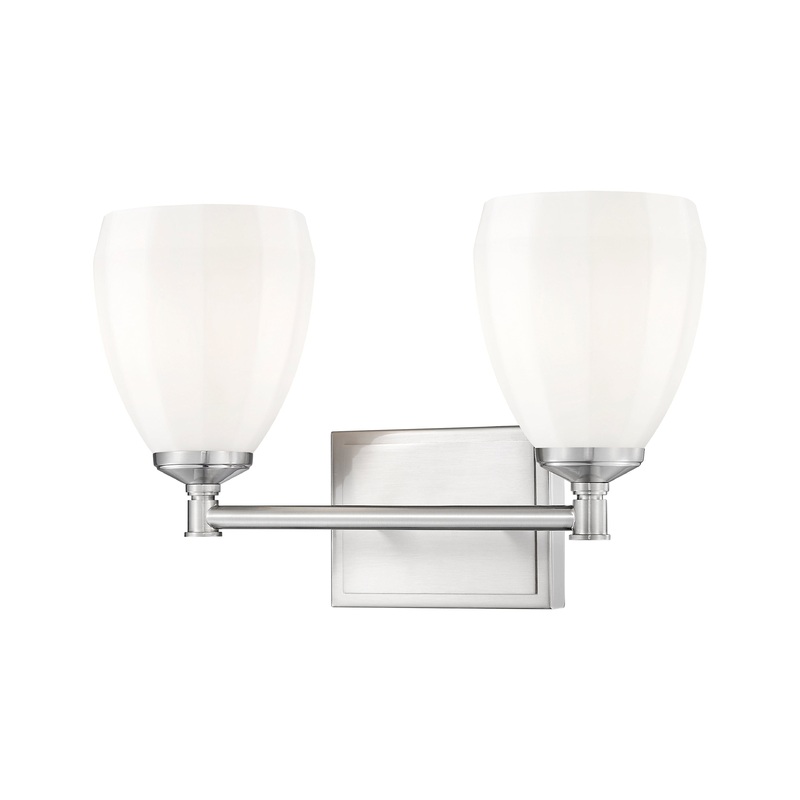 Oren 2-Light Vanity Brushed Nickel